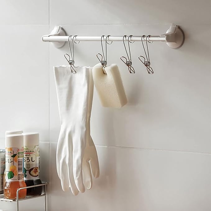 Sturdy Stainless Steel Multi Functional Clip With a Hook (Kitchen Supplies Gadgets)