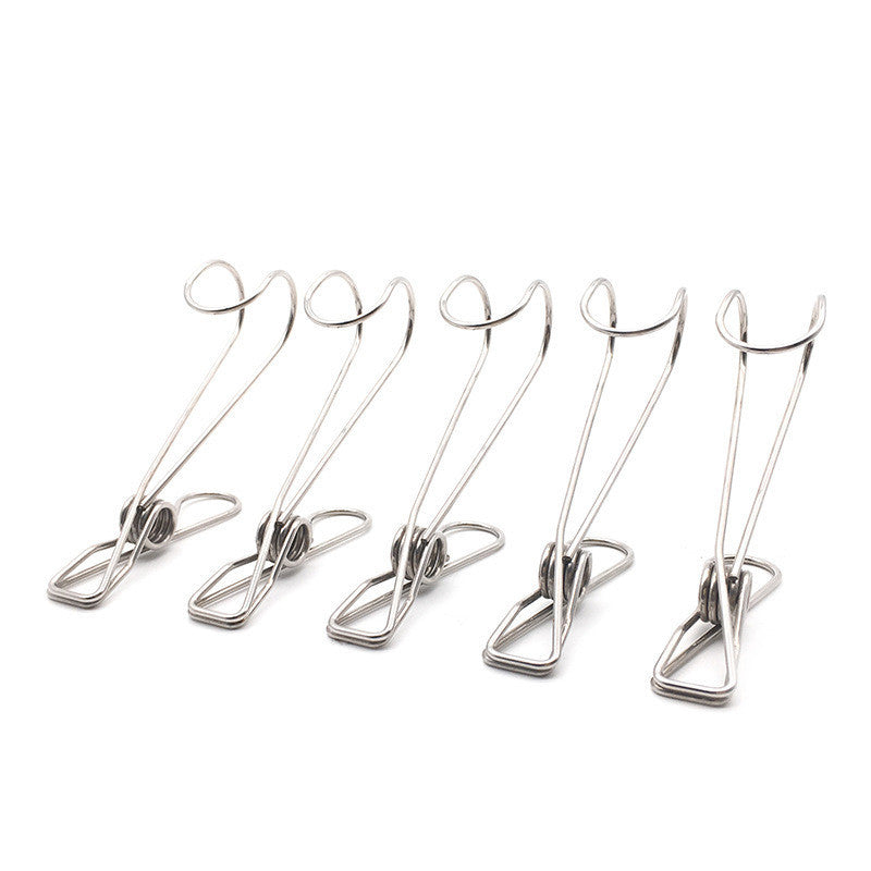 Sturdy Stainless Steel Multi Functional Clip With a Hook (Kitchen Supplies Gadgets)
