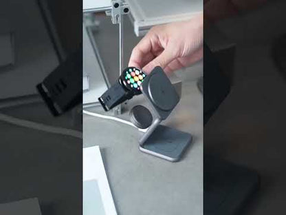 3 in 1 Magnetic Wireless Charger For Multiple Devices With Lighting Base